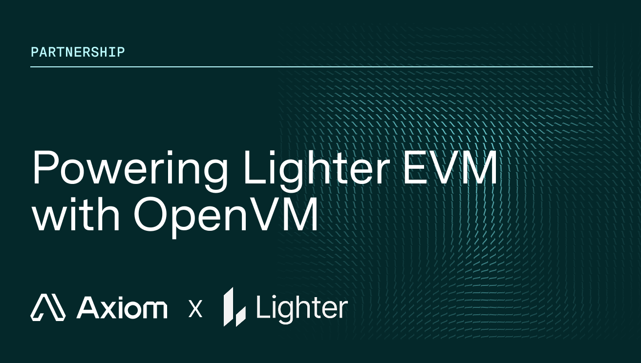 Powering Lighter EVM with OpenVM